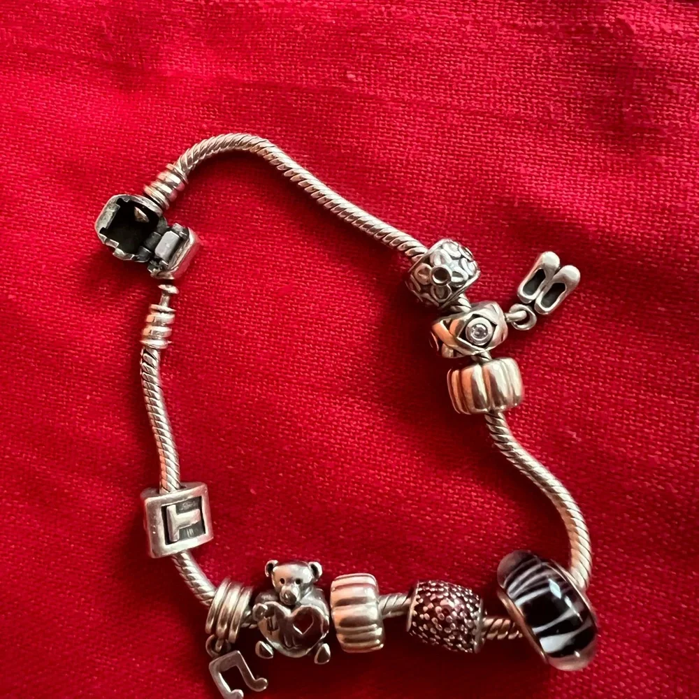 Silver Charm Bracelet - Picture 2 of 3